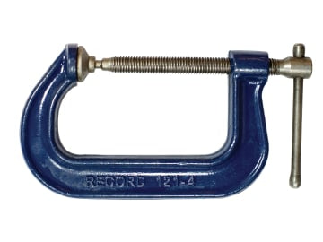 REC1214 121 Extra Heavy-Duty Forged G-Clamp 100mm (4in)