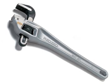 RID31125 31125 Aluminium Offset Pipe Wrench 450mm (18in)