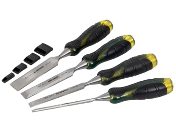 ROU30154 Professional Bevel Edge Chisel Set, 4 Piece