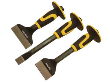 ROU31993 Chisel & Bolster 3 Piece Set 76 x 254mm  70 x 216mm  & 254 x 25mm
