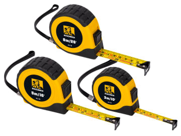 ROU43100 E-Z Read® Tape Measure Set, 3 Piece
