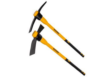ROU64104 Pick Axe and Cutter Mattock Set, 2 Piece