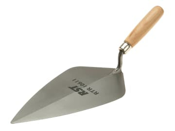 RST10611 London Pattern Brick Trowel Wooden Handle 11in