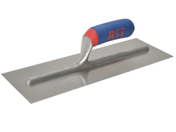 RSTRTR16SSD Plasterer's Finishing Trowel Stainless Steel Soft Touch Handle 16 x 4in