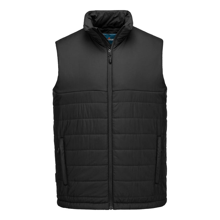 S606 - Professional Insulated Baffle Gilet Black Including Embroidery