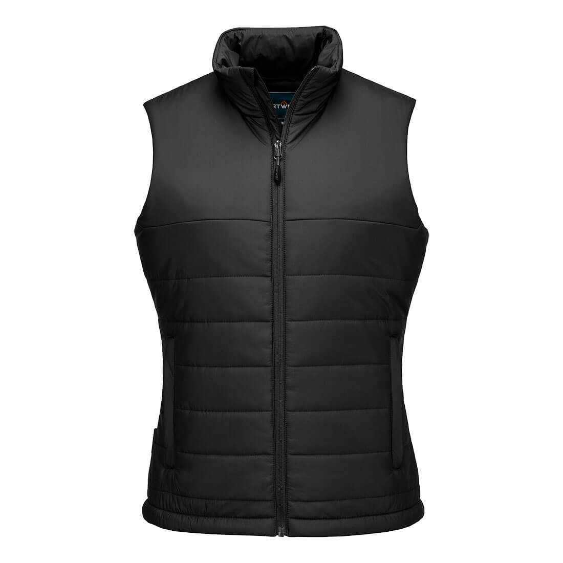 S607 - Professional Women's Insulated Baffle Gilet Black Including Embroidery