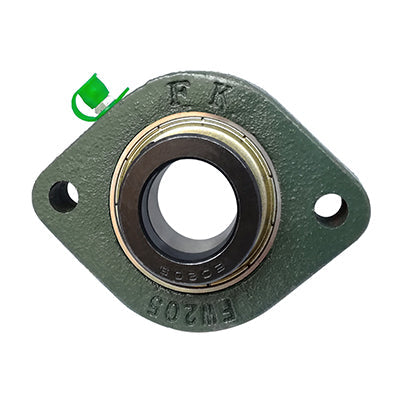 SAFW205 (LFTC25EC) 25mm Self Lube Oval 2 Bolt Cast Iron Flanged Bearing