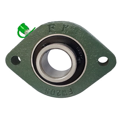 SBFW202 (LFTC15A) 15mm Self Lube Oval 2 Bolt Cast Iron Flanged Bearing