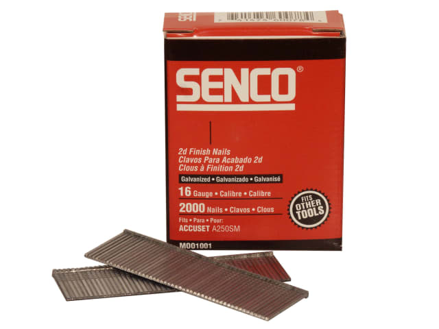 SENRX17EAA Straight Brad Nails Galvanised 16G x 38mm (Pack 2000)