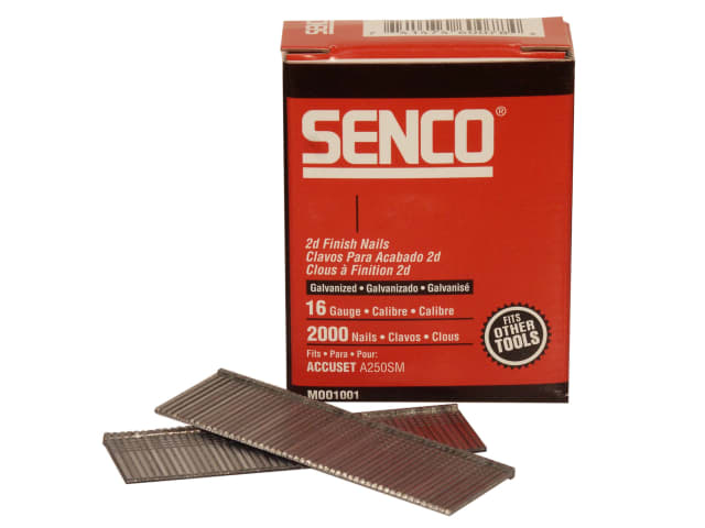 SENRX23EAA Straight Brad Nails Galvanised 16G x 55mm (Pack 2000)