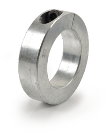 WHCASB45Z Zinc Plated 45mm Single Split Engineer Shaft Collar with Set Screw