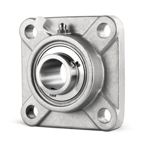 SSUCF205-25mm-Stainless-Steel-4-Bolt-Square-Flange-Housed-Bearing