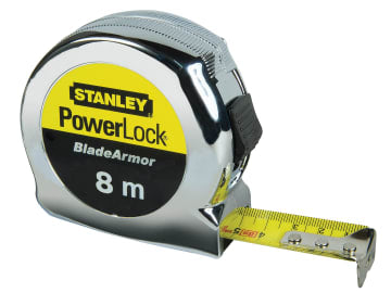 STA033527 PowerLock® BladeArmor® Pocket Tape 8m (Width 25mm) (Metric only)