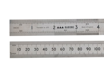 STA035400 64R Rustless Rule 150mm / 6in