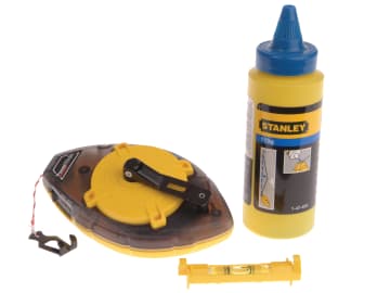 STA047465 Power Winder Chalk Line 30m, Chalk & Level