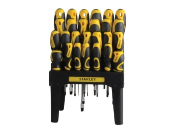 STA062142 062142 Screwdriver Set in Rack, 26 Piece