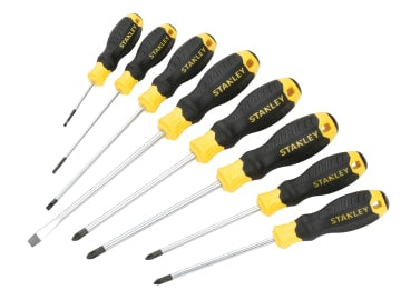 STA062153 Cushion Grip Screwdriver Set, 8 Piece