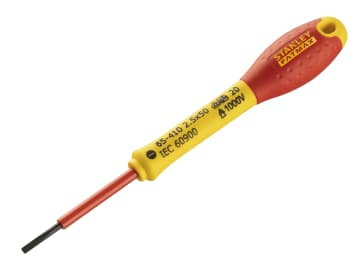 STA065410 FatMax® VDE Insulated Screwdriver Parallel Tip 2.5 x 50mm