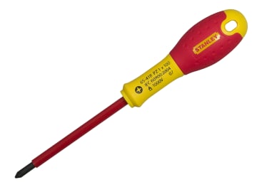 STA065417 FatMax® VDE Insulated Screwdriver Pozidriv Tip PZ0 x 75mm