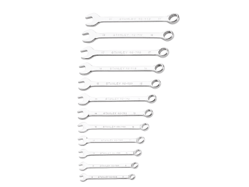 STA082843 Combination Wrench Set, 12 Piece