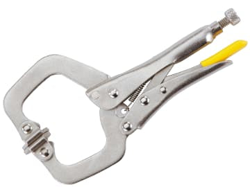 STA084816 Locking C-Clamp with Swivel Tips 285mm