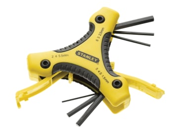 STA095935 Metric Triangle Hexagon Key Set, 9 Piece