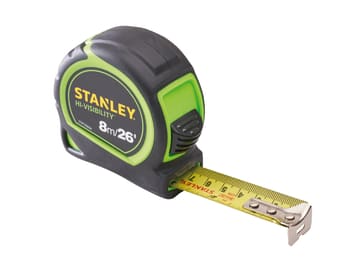 STA130604 Hi-Vis Tylon Tape Measure 8m (26ft)