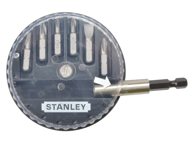 STA168737 Slotted/Phillips/Pozidriv Insert Bit Set, 7 Piece