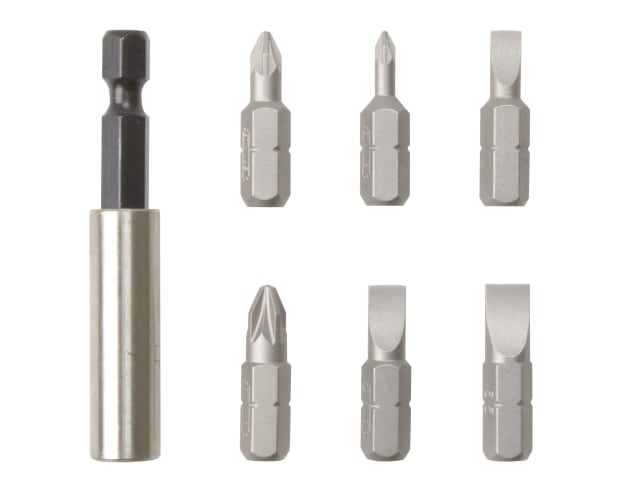 STA168738 Slotted/Pozidriv Insert Bit Set, 7 Piece