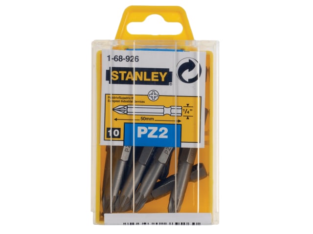 STA168926B Pozidriv Power Bits PZ2 x 50mm (Box 10)