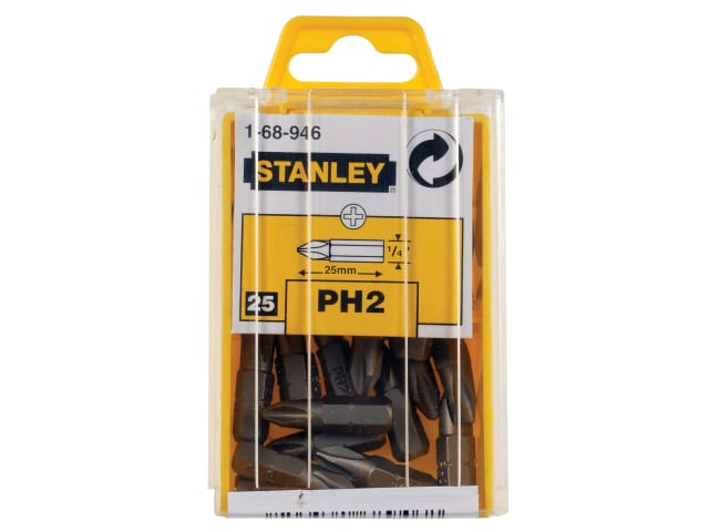 STA168946B Phillips Bits PH2 x 25mm (Box 25)