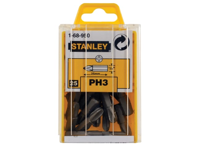 STA168950B Phillips Bits PH3 x 25mm (Box 25)
