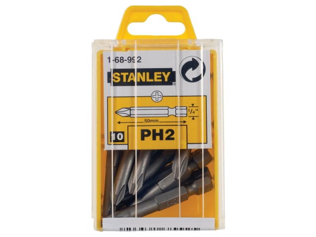 STA168992B Phillips Power Bits PH2 x 50mm (Box 10)