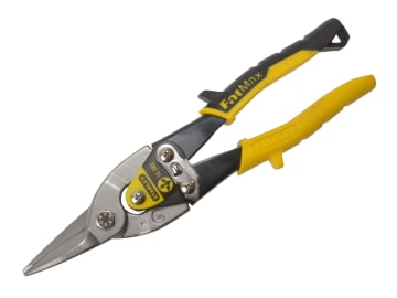 STA214563 Yellow Aviation Snips Straight Cut 250mm (10in)