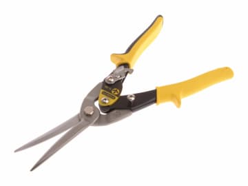STA214566 Yellow Long Aviation Snips Straight Cut 300mm (12in)