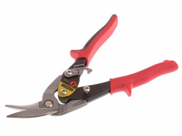 STA214567 Red Offset Aviation Snips Left Cut 250mm (10in)