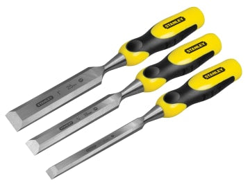 STA516359 DYNAGRIP™ Bevel Edge Chisel with Strike Cap Set, 3 Piece