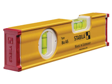 STB80AS20 80 AS Spirit Level 2 Vial 19565 20cm