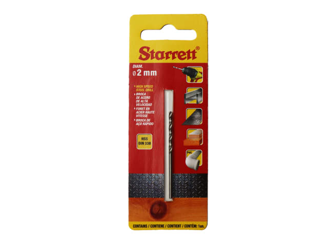 STRKBAR020 HSS Split Point Drill Bit 2.0 x 49mm
