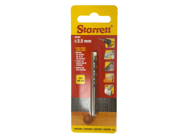 STRKBAR025 HSS Split Point Drill Bit 2.5 x 57mm