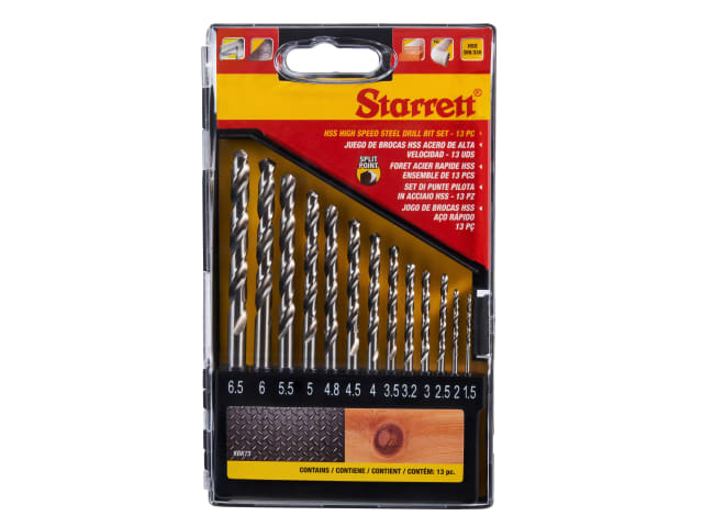 STRKBK13 HSS Split Point Drill Bit Set, 13 Piece