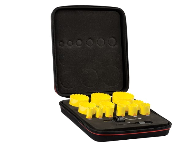 STRKDC13021 KDC13021 Deep Cut Bi-Metal Universal Holesaw Kit, 15 Piece