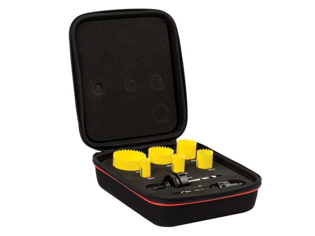 STRKFC06021 KFC06021 Fast Cut Bi-Metal Electrician's Holesaw Kit, 8 Piece