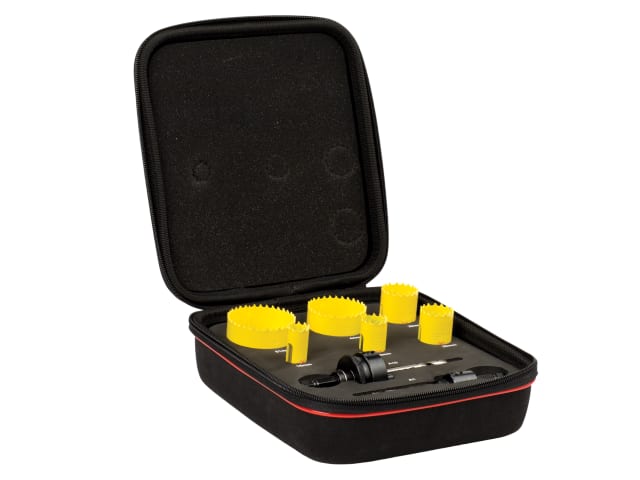 STRKFC06022 KFC06022 Fast Cut Bi-Metal Electrician's Holesaw Kit, 8 Piece