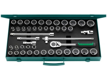 STW50MA396N 1/2in Drive Socket Set, 45 Piece