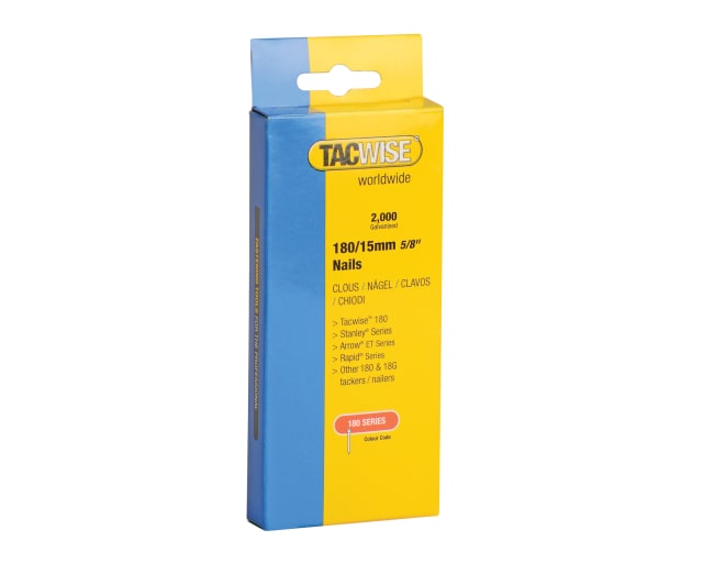 TAC0359 180 18 Gauge 15mm Nails (Pack 2000)