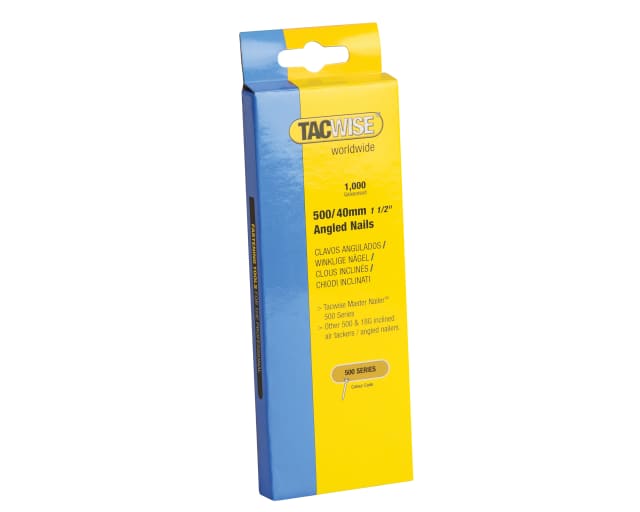 TAC0483 500 18 Gauge 40mm Angled Nails (Pack 1000)