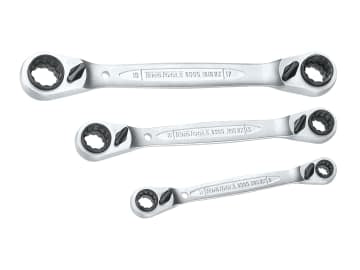 TEN6503RX Multi Ratchet Ring Spanner Set of 3 8-19mm