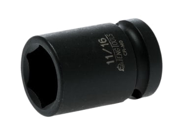 TEN920122N Impact Socket Hexagon 6-Point 1/2in Drive 11/16in