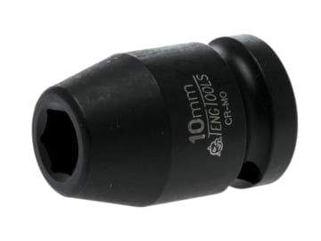 TEN920510N Impact Socket Hexagon 6-Point 1/2in Drive 10mm